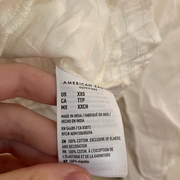 American Eagle Outfitters Cream Lace Blouse - Picture 8 of 8